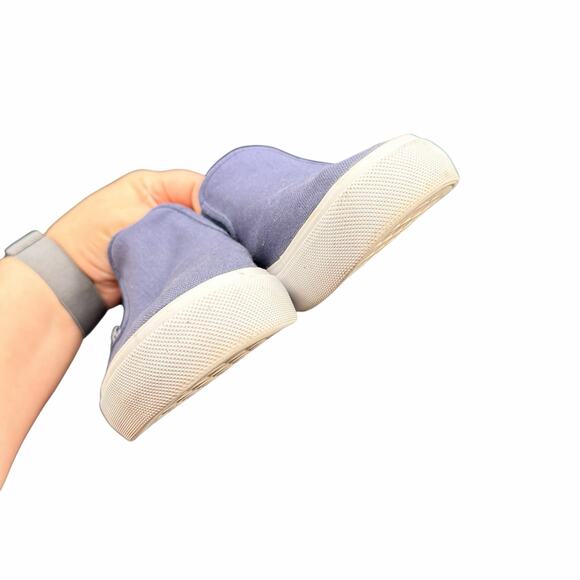 J.Crew Canvas Slip-On Sneakers Blue Men’s Size 10 Casual Low Top - Picture 3 of 14